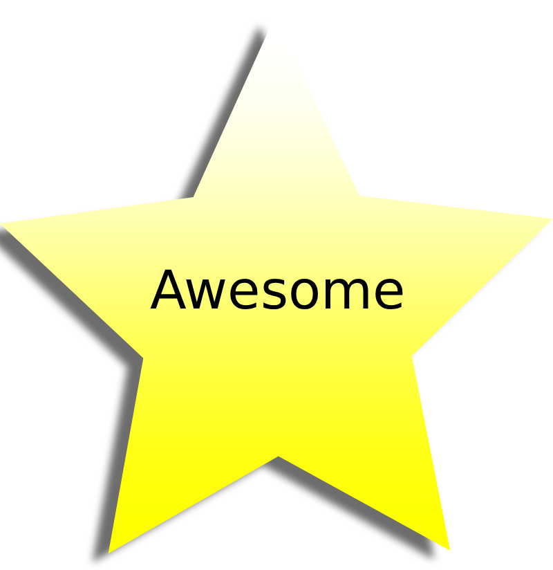 fucking awesome award for being so awesome